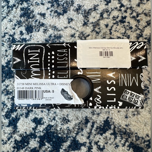 Mini Melissa Disney Minnie and Mickey Mouse size 5 Shoes - Picture 5 of 8